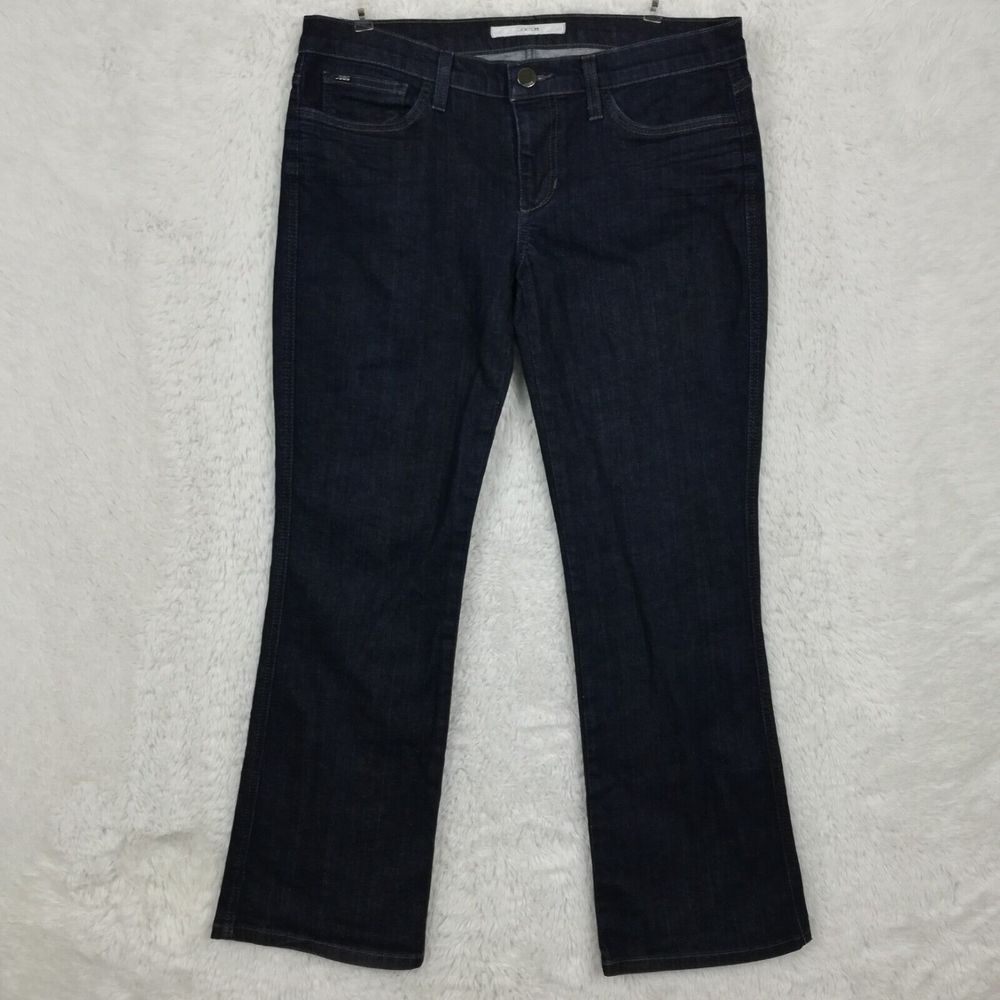 Joe's Womens Jeans Bootcut Provocateur Indigo Blue Denim Dark Wash Mid Rise 31